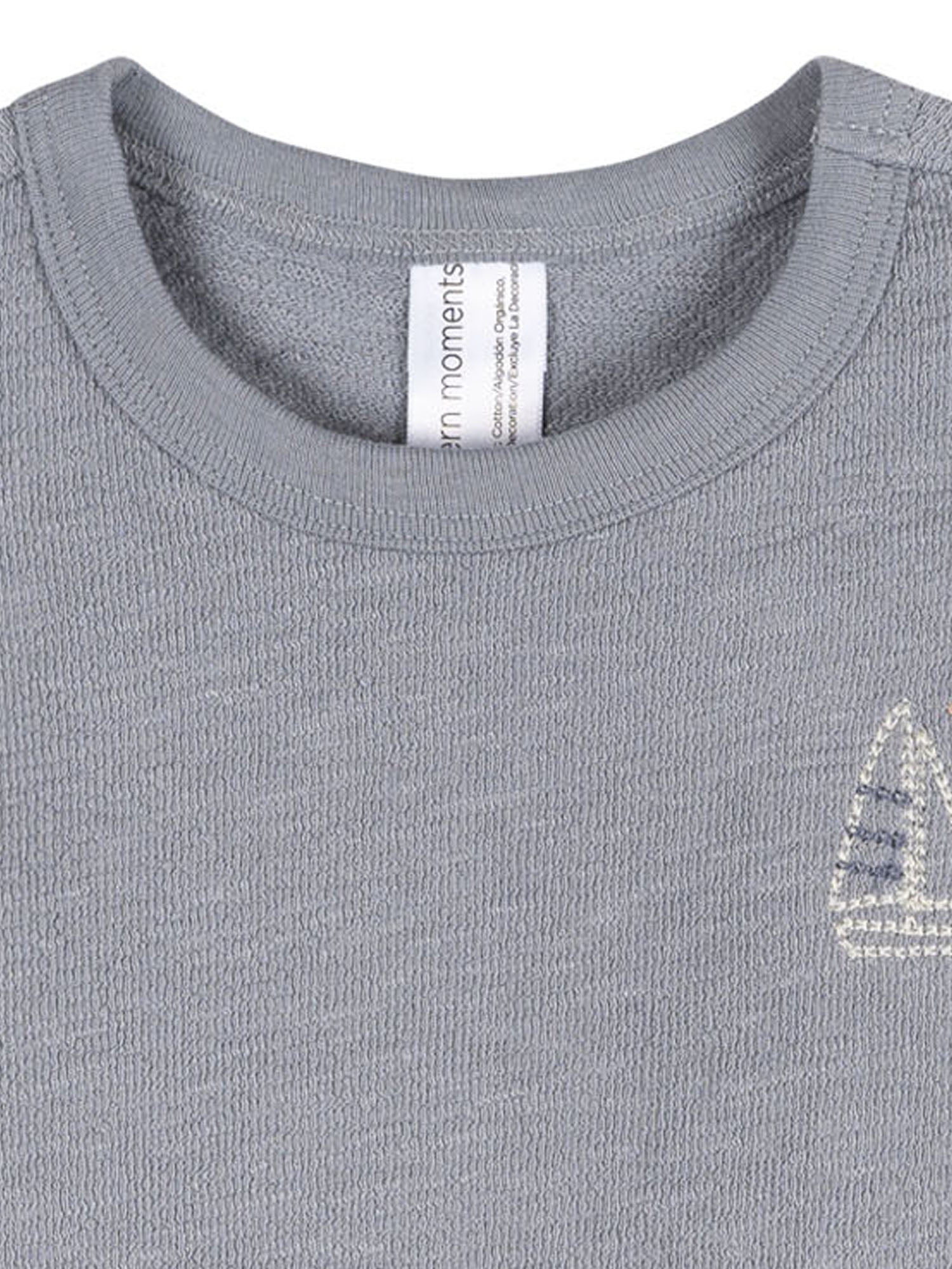Modern Moment by Gerber Baby Boy Organic Short Sleeve Top, Sizes 0/3 Months - 24 Months
