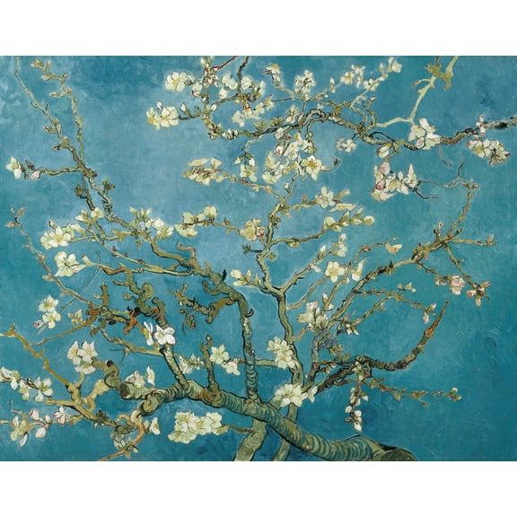 Almond Blossoms by Vincent van Gogh - 12" x 18" Art Print Wall Decor