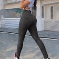 thumbnail image 3 of Pantalones Colombianos para Mujer Colombian Jeans for Women Butt Lifting Stretchy Skinny Jeans High Waisted Jeggings Gray XL, 3 of 5