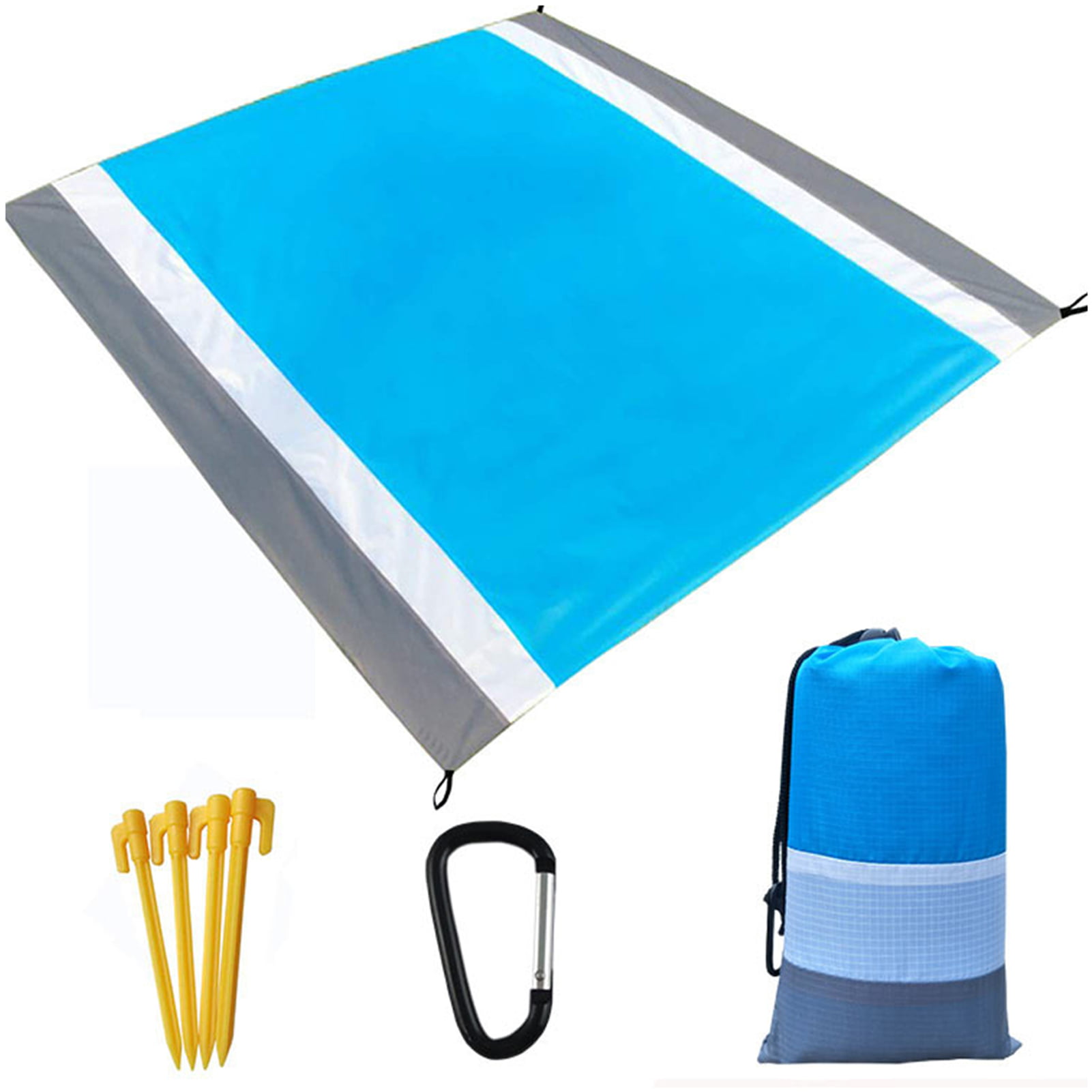 Ultralight Water Resistant Camping Mat with Storage Bag Sand Free Beach Mat W8K1
