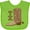 Apple Green, variant on Inktastic Texas Cowboy Boot Boys or Girls Baby Bib