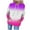 Multicolor, variant on XFLWAM Womens Hoodie Sweatshirts Tie Dye Lightweight Long Sleeve Drawstring Pullover Tops with Pockets Spring Fall Tops Light Purple XXL
