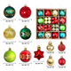 thumbnail image 2 of 44pzas Esferas Navideñas De Plastico Decoración Arbol Navida Xtellar multicolor, 2 of 4