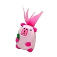 thumbnail image 3 of Carpincho llavero mochila muñeca colgante divertido portátil suave capibara peluche juguete Rosa, 3 of 9