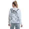 thumbnail image 7 of Honeii Blue Fish Print Lightweight Backpacks,Carry on Backpack,Durable Backpack for School, Work & Travel, 7 of 7