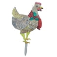 thumbnail image 3 of Decoración navideña iluminada, gallina ligera con bufanda, decoración de patio, estaca de jardín para habitación interior y exterior, 3 of 14