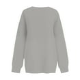 thumbnail image 5 of Mohiass Womens Sweatshirts with Pockets No Hood Casual Long Sleeve Solid Tops Crewneck Cute Loose Fit Pullover Gray S, 5 of 5