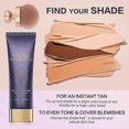 thumbnail image 4 of Body Coverage Perfector All-Over Complexion Leg & Body Makeup Cream & Applicator Brush, Waterproof Tattoo Cover Up Makeup, 4 of 5