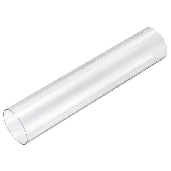 Rigid Round Clear Tubing 60mm(2 3/8") ID x 63mm(2 1/2") OD x 1Ft(305mm) Plastic Tube