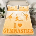 thumbnail image 2 of Castle Fairy Teens Gymnastics Girl 4pcs Bed Sheets,Sparkling Sequin King Sheets,Dance Theme Super Cozy Sheet Set,Luxury Bedroom Decor, 2 of 7
