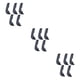 thumbnail image 5 of Sidaley Cubierta de goma Tapa de terminal El pulgar Cubierta trasera de goma Cámaras digitales Piezas de reparación negras compatibles con la unidad Type1 NO1, 5 of 6