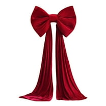 Large Red Plushie Bow Tie Decoration Elegant Wedding Birthday Party Backdrop Bow Tie Ribbon For Various Setting