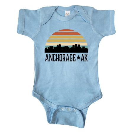 

Inktastic Anchorage Alaska Skyline Gift Baby Boy or Baby Girl Bodysuit