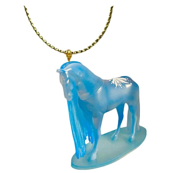 Frozen 2 Nokk 4" Blue Ice Elsa Horse PVC Ornament Figure Charm Figurine Gift New