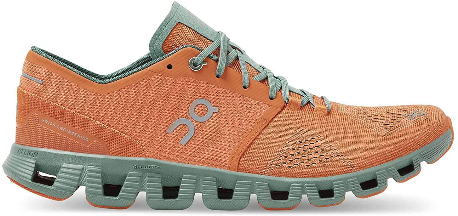 On Running Mens Cloud X Textile Synthetic Trainers 