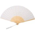 thumbnail image 1 of Flor de encaje Abanico plegable Abanico hecho a mano japonés Abanico de mano Ventilador de encaje para decoración Accesorios de rendimiento de baile XianweiShao  8390615119238, 1 of 5