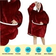 thumbnail image 3 of Couverture à Capuche Portable, Sweat à Capuche, Couverture Chaude et Confortable pour Femmes Hommes Adultes, 3 of 5