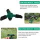 thumbnail image 4 of Aspersores para jardín, sistema de aspersores automáticos giratorios respetuosos con el medio ambiente, sistema de riego ajustable que simula silenciosamente la lluvia natural para jardines, césped y, 4 of 7
