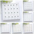 thumbnail image 6 of KDJ 10 Pairs 2mm/3mm/4mm Gold Plated Silver Ball Bead Earrings Ear Studs Jewelry, 6 of 10