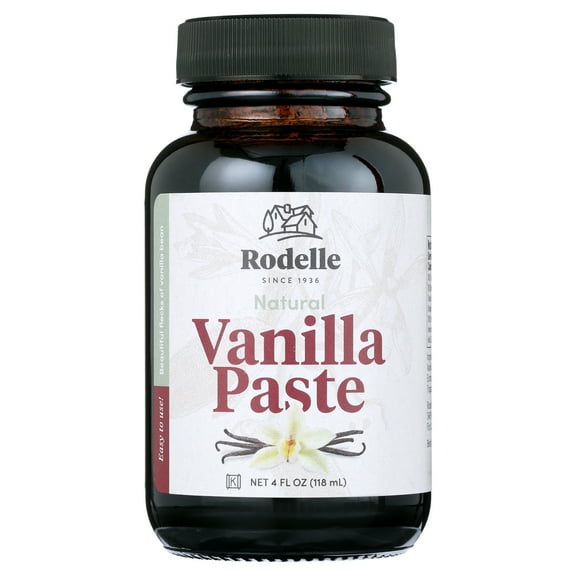 Rodelle All Natural Vanilla Paste, 4 fl oz, Baking Extract