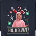 thumbnail image 3 of A Christmas Story - Ho Ho No Pink Bunny Suit  - Men's Crew Neck Fleece Pullover, 3 of 5