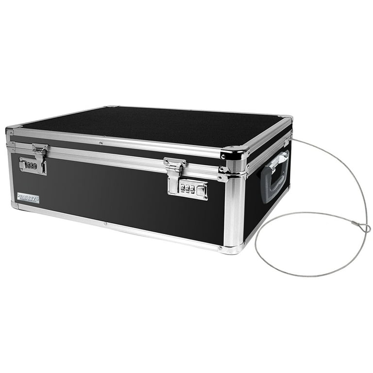 Vaultz Large Lockable Storage Box, 19.5 x 7 x 13.5 inches Vaultz Large Lockable Storage Box, 19.5 x 7 x 13.5 inches
