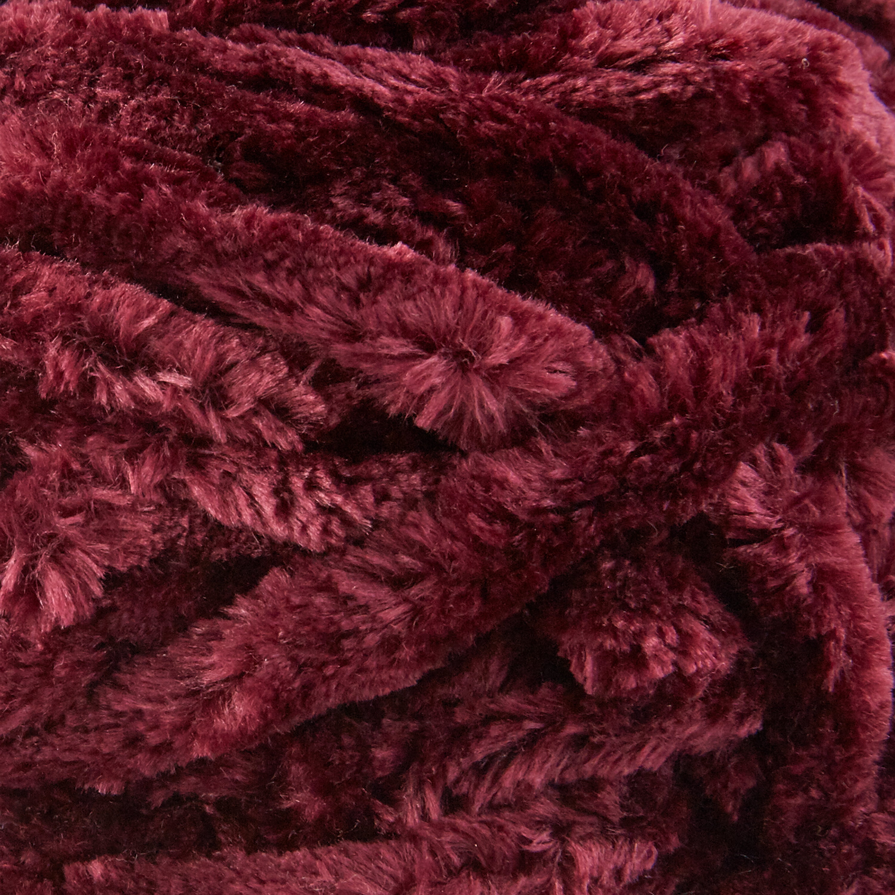Mainstays 80 yd Burgundy Velvet Yarn, 100% Polyester