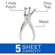 thumbnail image 2 of Perforadora Swingline de 1 Agujero, Capacidad para 5 Hojas, Paquete de 2, 2 of 6