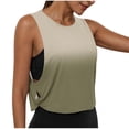 thumbnail image 2 of Fwqbns Women's Large Armhole Tank Tops, Loose Crop Sleeveless Shirts, Athletic Workout Yoga Running Gym Casual Daily Activewear for Ladies, 2 of 8