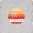thumbnail image 4 of Inktastic Maui Hawaii Vacation Boys or Girls Long Sleeve Toddler T-Shirt, 4 of 5
