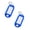 Royal Blue(2Pcs), variant on PPKVUFD 1 Pcs Plastic Key Tags, 10 Assorted Colors Options Key Keychain Tags with Labels, Key Chain Label Tags Identifiers ID Tags with Split Ring (Black)