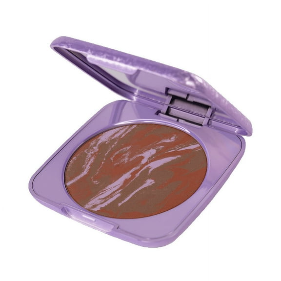 Whats Up Beauty - Cheeque Terre Bronzer - Shade 40 Deep Talc Free Vegan Face Cheek Makeup
