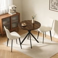 thumbnail image 5 of Small Round Dining Table for 2-4 People, 31.7" Modern Round Kitchen Table, Space-Saving Table for Living Dining Room, Coffee ,Apartment, 5 of 7