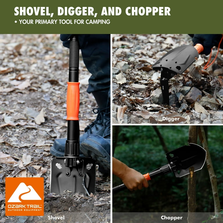 Free Shipping! Ozark Trail 15.35 inch 30-in-1 Survival Kit Folding