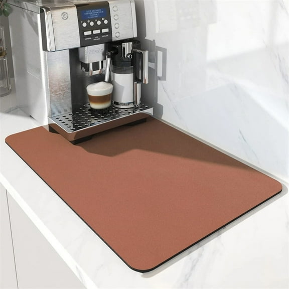 Drying Mat Watercolor Dish Drying Mats for Kitchen Counter 30*40cm Absorbent Dish Pad,Harvest Washable Dishes Draining Pad for Sink