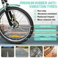 thumbnail image 4 of Adult Tricycle, Akaber 20 Inch 3-Wheel Cruiser Bike with Large Front Basket & Rear Cargo Carrier, Perfect for Grocery Shopping, Cycling, Outing and Picnic, 4 of 9