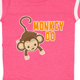 thumbnail image 4 of Inktastic Monkey Do with Monkey Boys or Girls Baby Bodysuit, 4 of 5