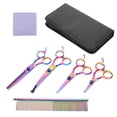 thumbnail image 2 of AMONIDA Stainless Steel Scissors Kit, Scissors Kit, Round Tip Scissors Kit, Pet Supplies Grooming Tool Set For Dog Cat Pet Grooming And Hairdressing, 2 of 8