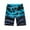Blue, variant on Odeerbi Hawaiian Bermuda Shorts for Men Drawstring Smocked Waist Beach Shorts Elastic Waist Slim Capris 2025 Casual Home Holiday Surfing Shorts with Pocket Blue