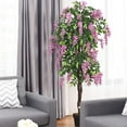 6ft Ficus Artificial Fake Trees for Indoor or Outdoor Décor