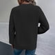 thumbnail image 4 of Suéteres para mujer Suéteres de otoño Cuello redondo Moda Color sólido Manga larga Pullove Casual Tops Odeerbi ODB-5, 4 of 5