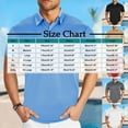 thumbnail image 5 of fatyb Men's Golf Shirts Casual Short Sleeve Pocket Tops Breathable Summer Collar Tees Shirts for Men, 5 of 5