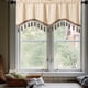 thumbnail image 3 of Cortina de gasa con flecos de color beige sólido, cortinas de ventana con flecos elegantes, 3 of 6
