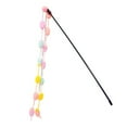 thumbnail image 2 of Cat Wand Toys, Interactive Durable Cat Teaser Wand Promote Exercise Improve Coordination  for Small Cats Orange,Blue,, 2 of 8