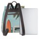 thumbnail image 3 of Easygdp Vintage Surf Van Beach Mochila de Cuero para Mujeres, Bolso de Hombro, Bolsos de Mano de Moda para Trabajo y Viajes, 3 of 4
