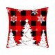thumbnail image 4 of Decoración navideña para el hogar: fundas de almohada navideñas de invierno, navideñas, rústicas, para exteriores, con copos de nieve rojos, juego de 4 fundas de almohada para sofá cama, decoración, 4 of 8