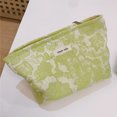 thumbnail image 3 of Bolsa de lavado de jacquard verde de cosméticos multifunción informal para el trabajo (estilo 5) JShteea Para Estrenar, 3 of 5