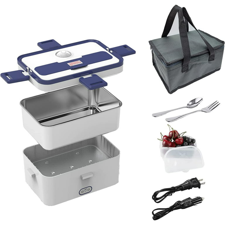 Electric Lunch Box Food Warmer 12V/24V 110V-220V Portable Food Heater for  Car Home (BPA-free, No FDA Certificate) - Lake Blue/US Plug Wholesale