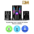 thumbnail image 2 of Colobox DM-4008 Barra De Sonido Teatro En Casa 2.1 con Subwoofer 2 En 1 con Conexión Bluetooth Conexiones USB, 2 of 11