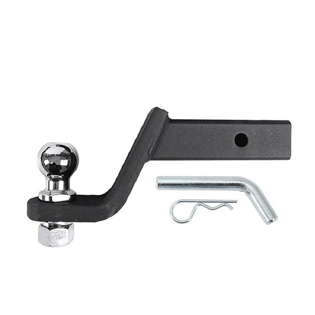 Support de Languette de Remorquage 4 Pouces avec Boule de Remorquage et Goupille d'Attelage Pièces de Véhicule Récréatif Accessoires de Caravane, Résistance Dépendable